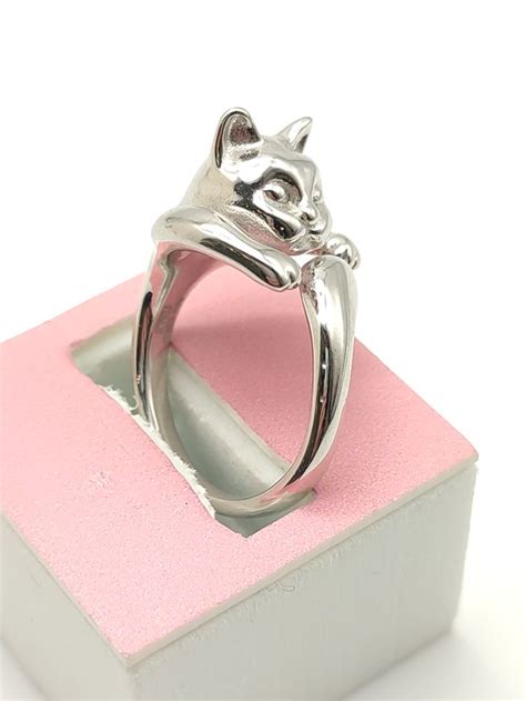 prezzo anello gucci argento con gatto|Anelli in Argento .